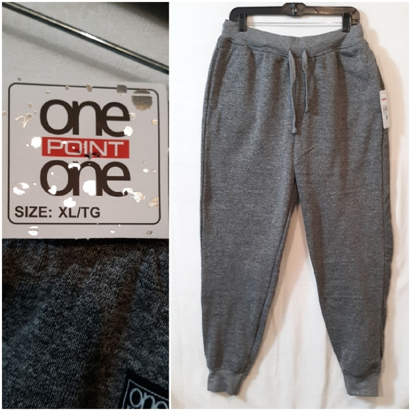 One Point One Other - One Point One Gray Jogger Sweatpants